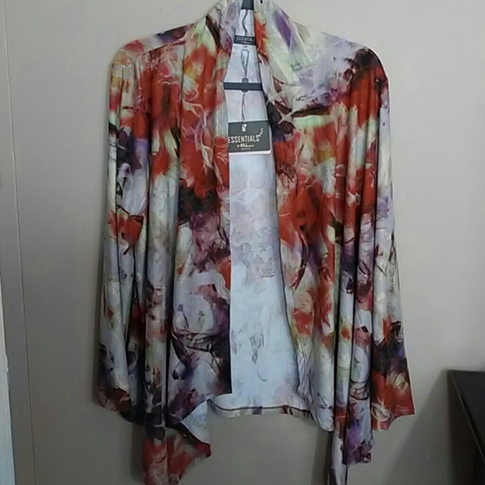 Essentials by Milano Waterfall Tunic Jacket